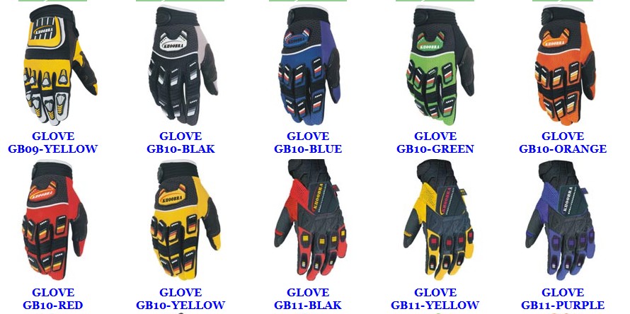 Motocross and Motorcycle Riding Gloves