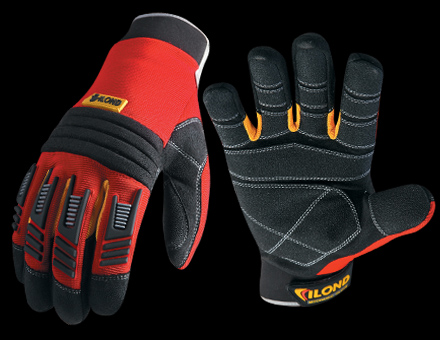 Reinforced Work Gloves with Knuckle Protection