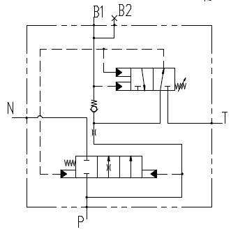 Hydraulic accumulator filling valve schematic diagram