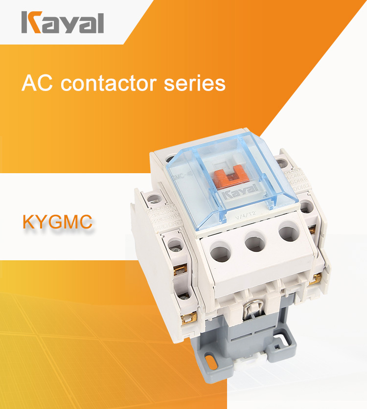 AC contactor series overview showing various models