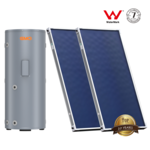 High-efficiency roof-top solar water heater unit.
