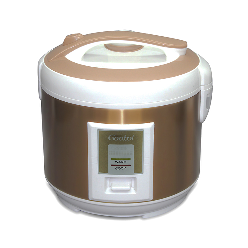 Gold color luxery design electric rice cooker convenient removable nonstick inner pot - Image 2