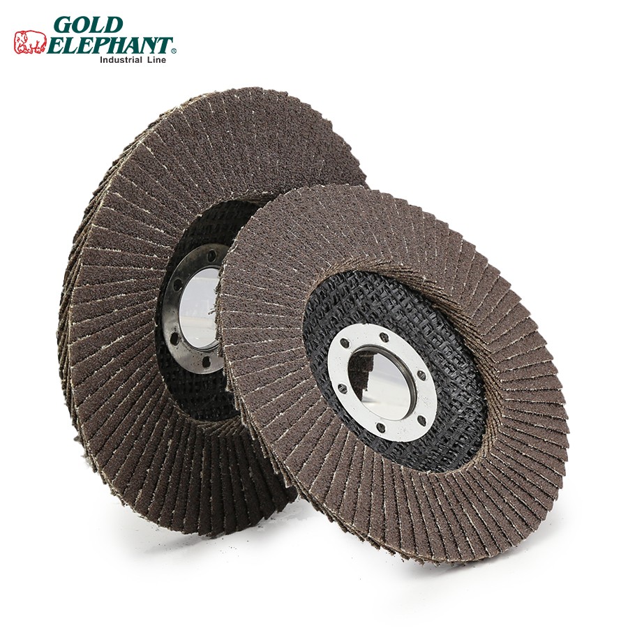 Gold Elephant 4 inch 100*16mm flexible flap disc flap wheel for metal polishing - Image 2
