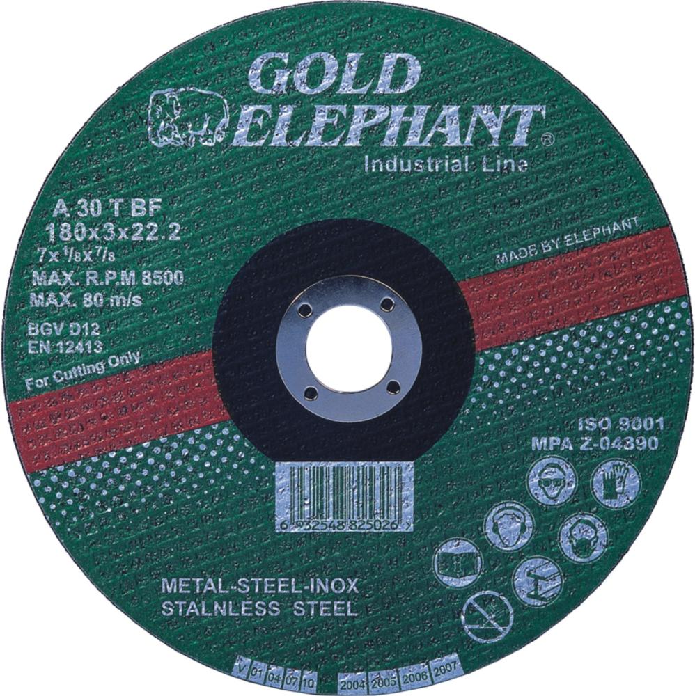 Gold Elephant 7 inch cutting wheel 180mm cutting disc for stainless steel and metal - Image 3