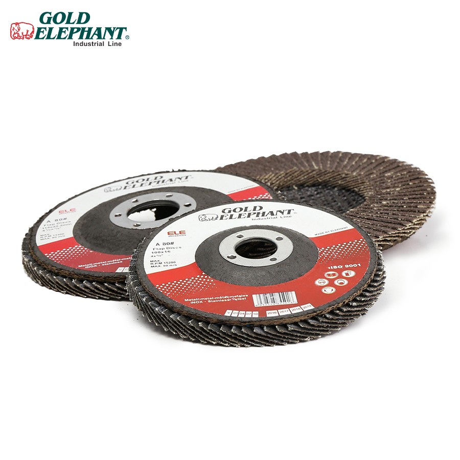 Gold Elephant abrasive flap wheel 4.5/5/7 inch grinding disc for all metal - Image 3