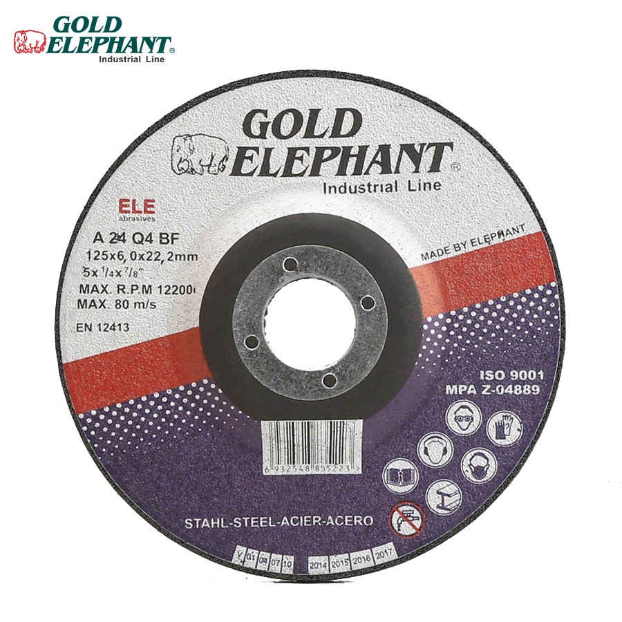 5 inch A24Q4BF Grinding Wheel - 125x6.0x22.2mm