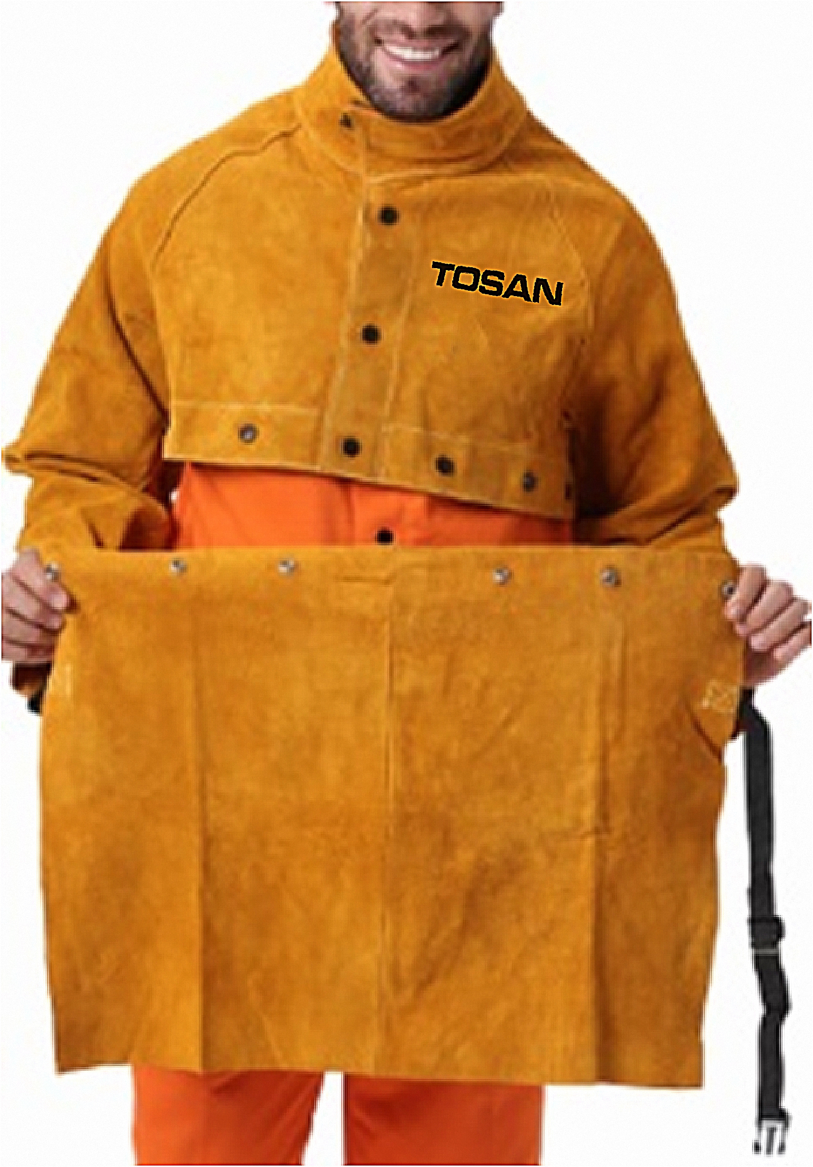 Gold Leather Welding Apron
