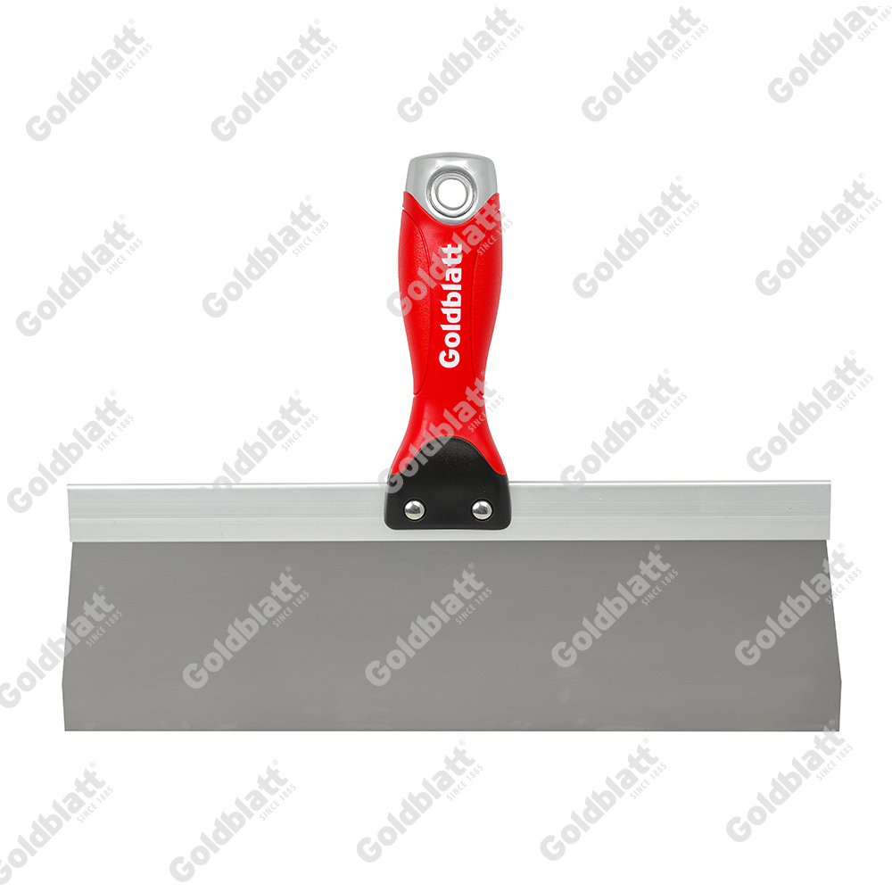 Goldblatt 14-in / 12-in Stainless Steel Taping Knife w/ Hammer End Soft Grip - Image 2