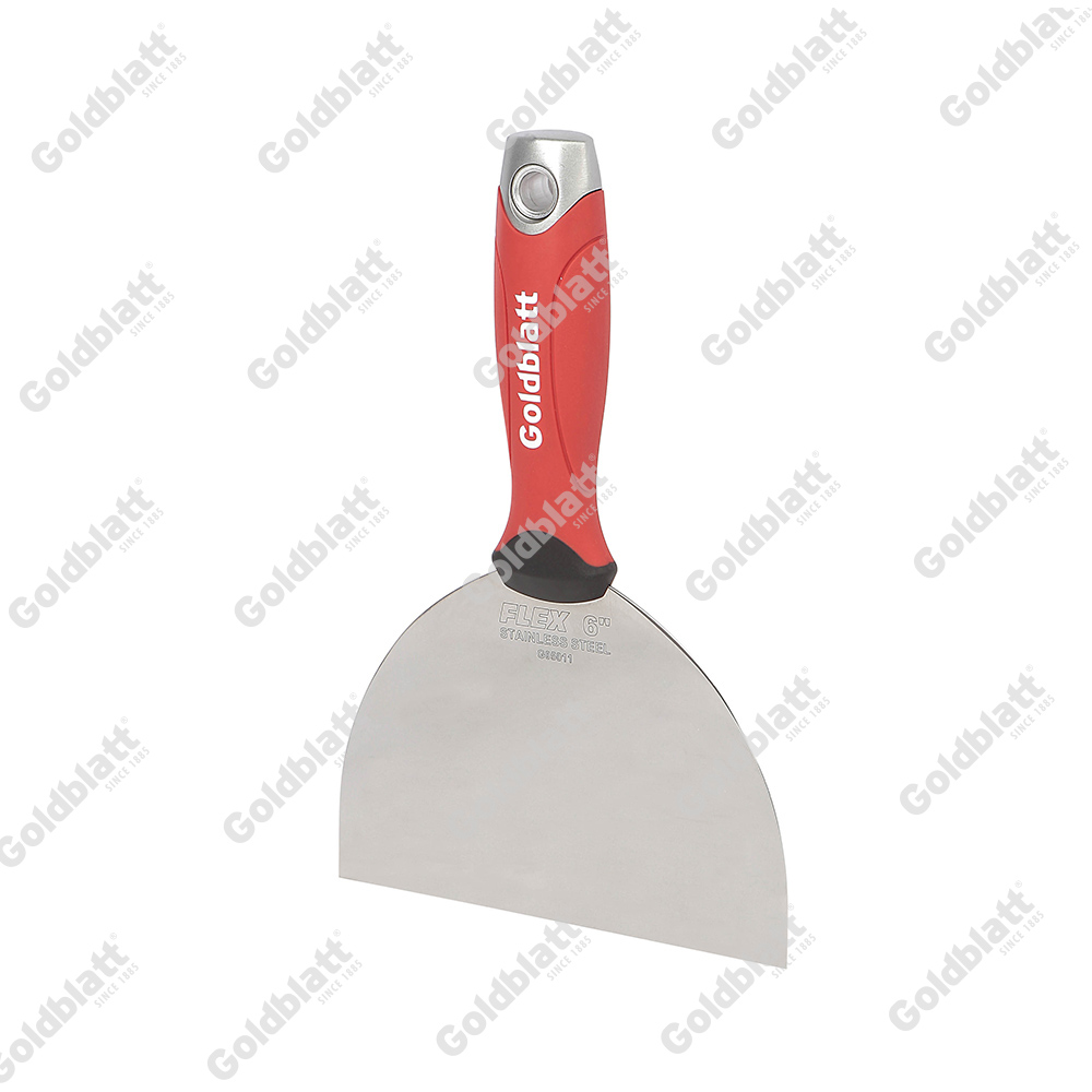 Goldblatt 6-in / 4-in Stainless Steel Flex Joint Knife w/ Hammer End Soft Grip - Image 2