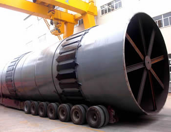 Rotary Drum Cooler for Material Cooling