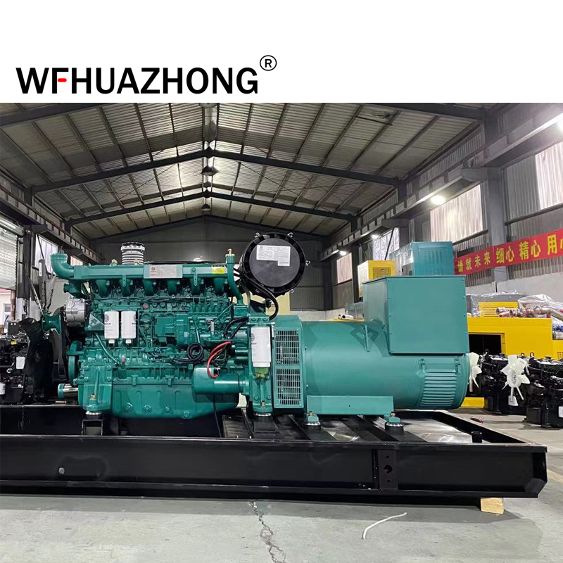 Diesel generator set with soundproof canopy