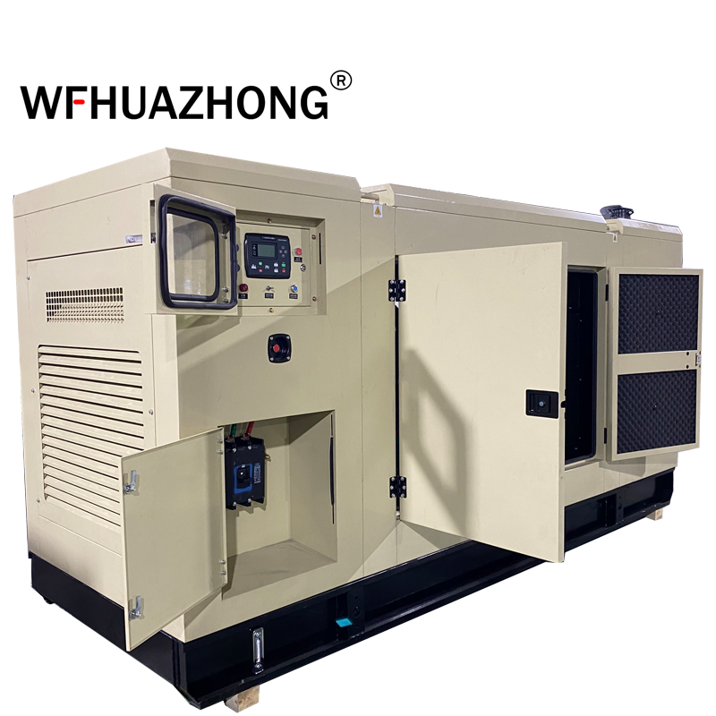 Soundproof diesel generator enclosure
