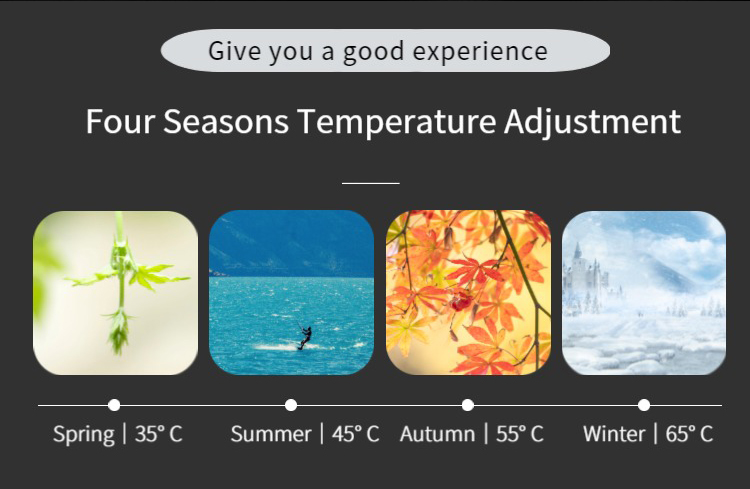 Four seasons temperature adjustment guide