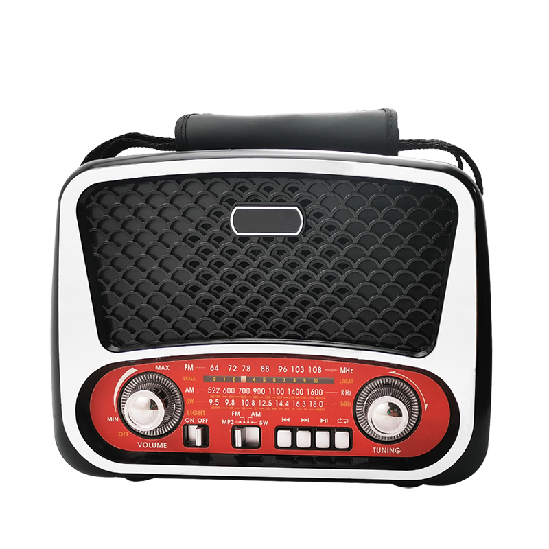 Good Sound Quality Retro Rechargeable AM FM SW 3 Band Home Radio With USB TF MP3 Music Player - Image 2