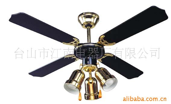 Ornate Multi-Light Ceiling Fan