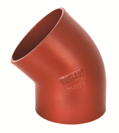 Gray cast iron centrifugal pipe fittings with electrostatic spraying - Image 3