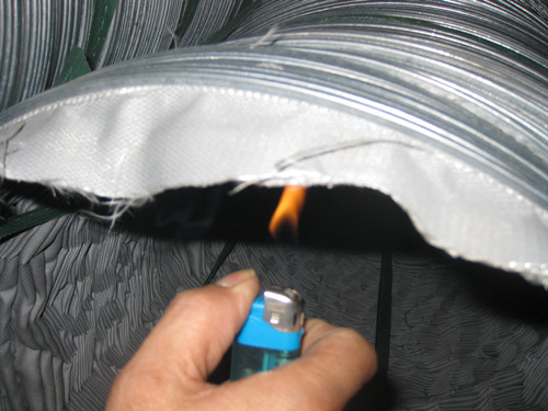 Grey fiber glass heat resistant flexible duct - Image 3
