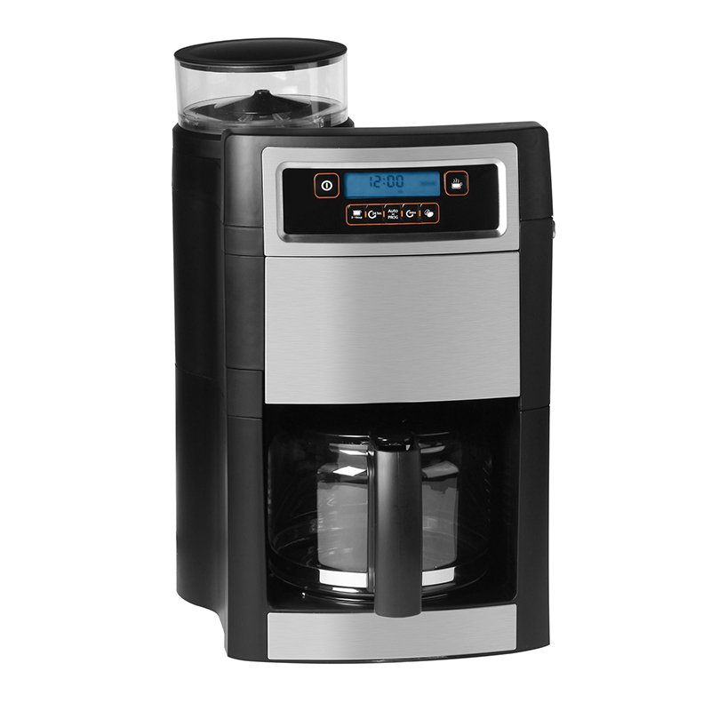 Automatic Coffee Maker with Integrated Grinder
