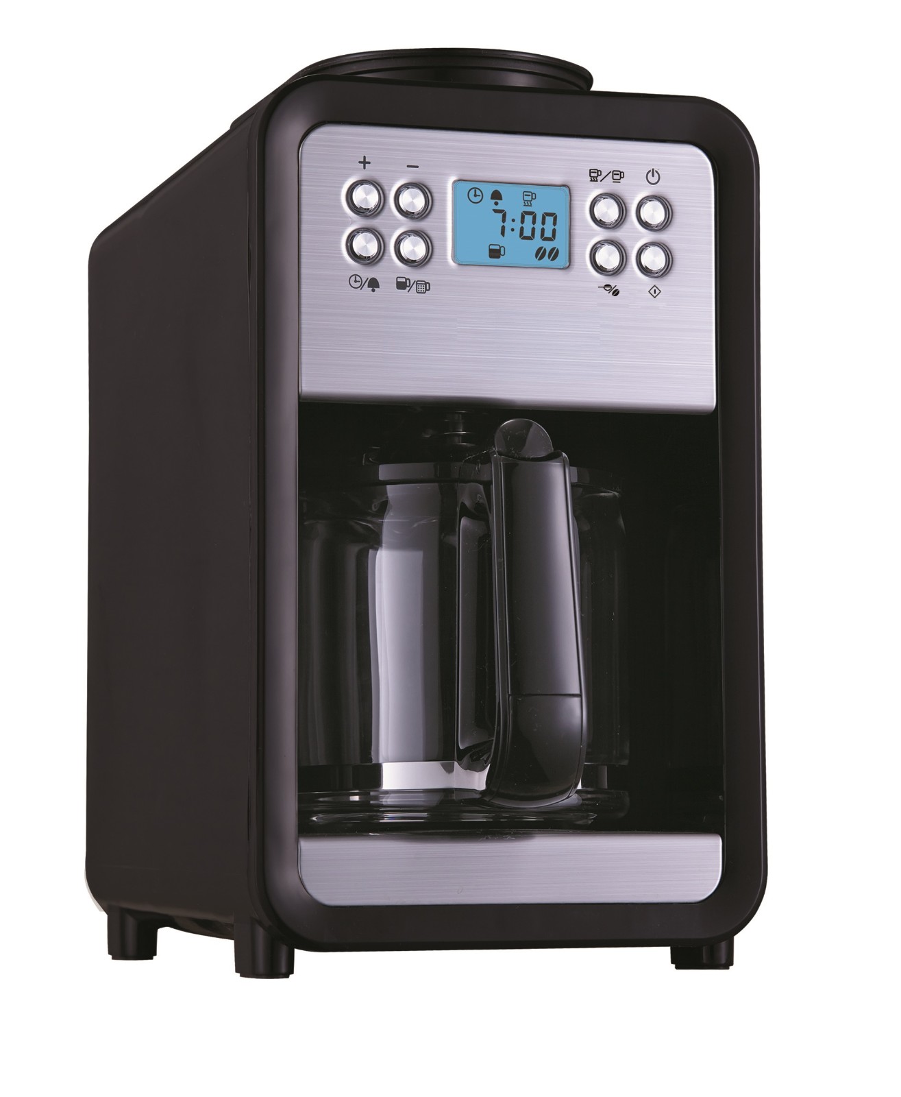 Grind and Brew Coffee Maker with Integrated Grinder