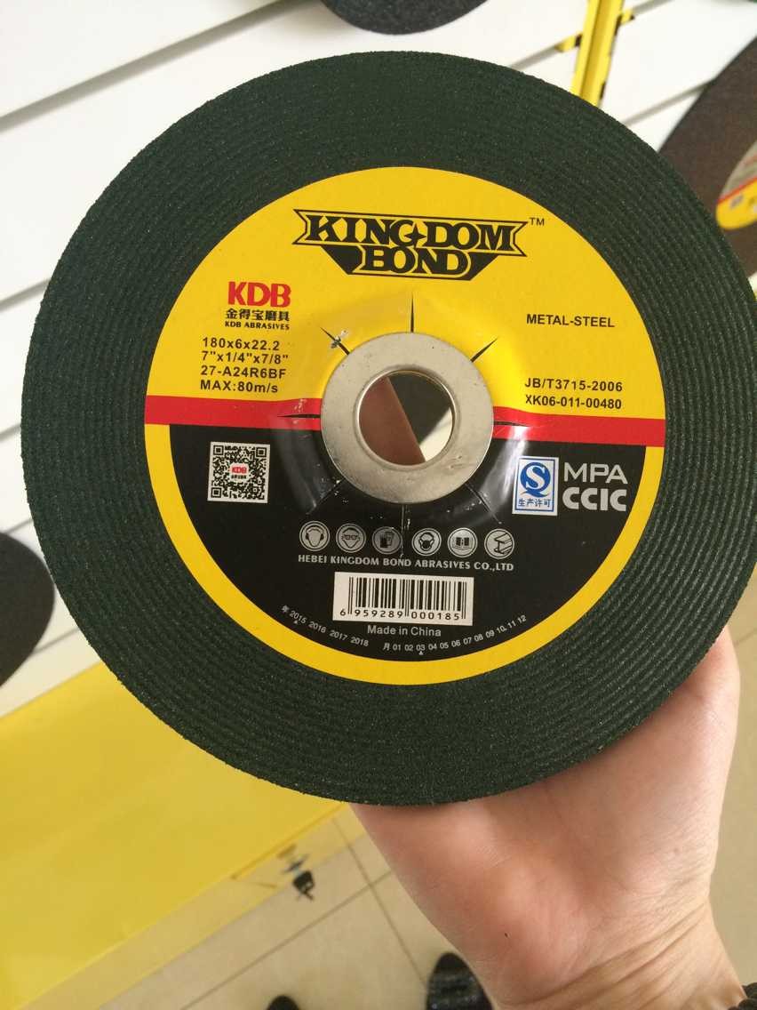 grinding wheel 180*6*22green color - Image 2