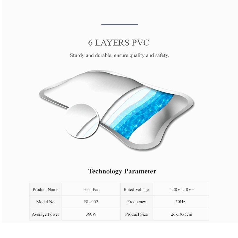 Electric Hot Water Bag Waist Warmer