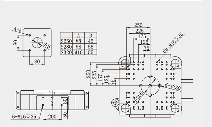 Technical schematic drawing