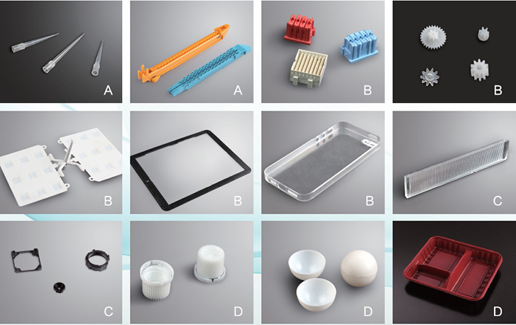 Injection molding application examples