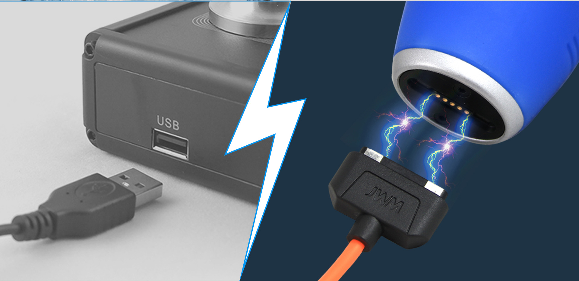 Guard tour system reader and USB connectivity