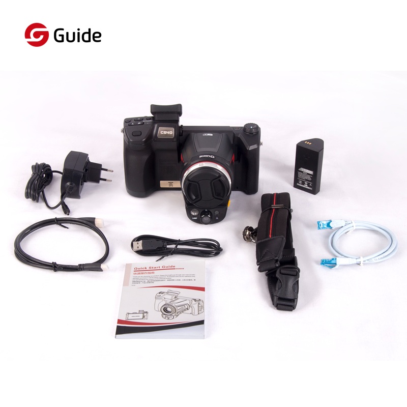 High-Resolution Thermal Imaging Camera with Rotating LCD