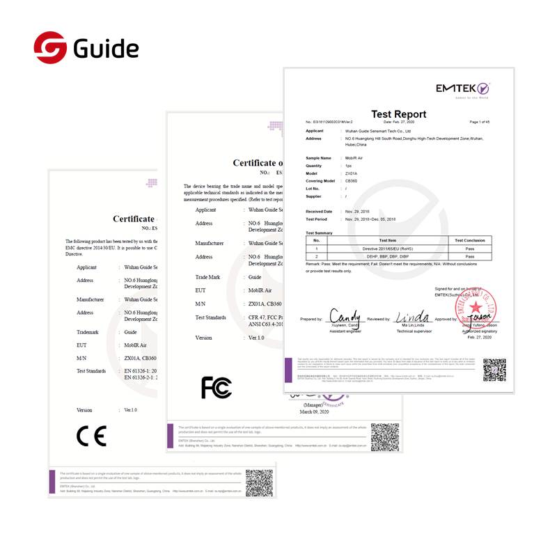 GUIDE MobIR Air CB360 Fever Scanner for Smartphone - Image 2