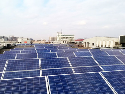Rooftop Solar Panel Array for Energy Conversion