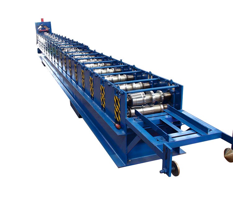 Industrial roll forming machine with safety guards