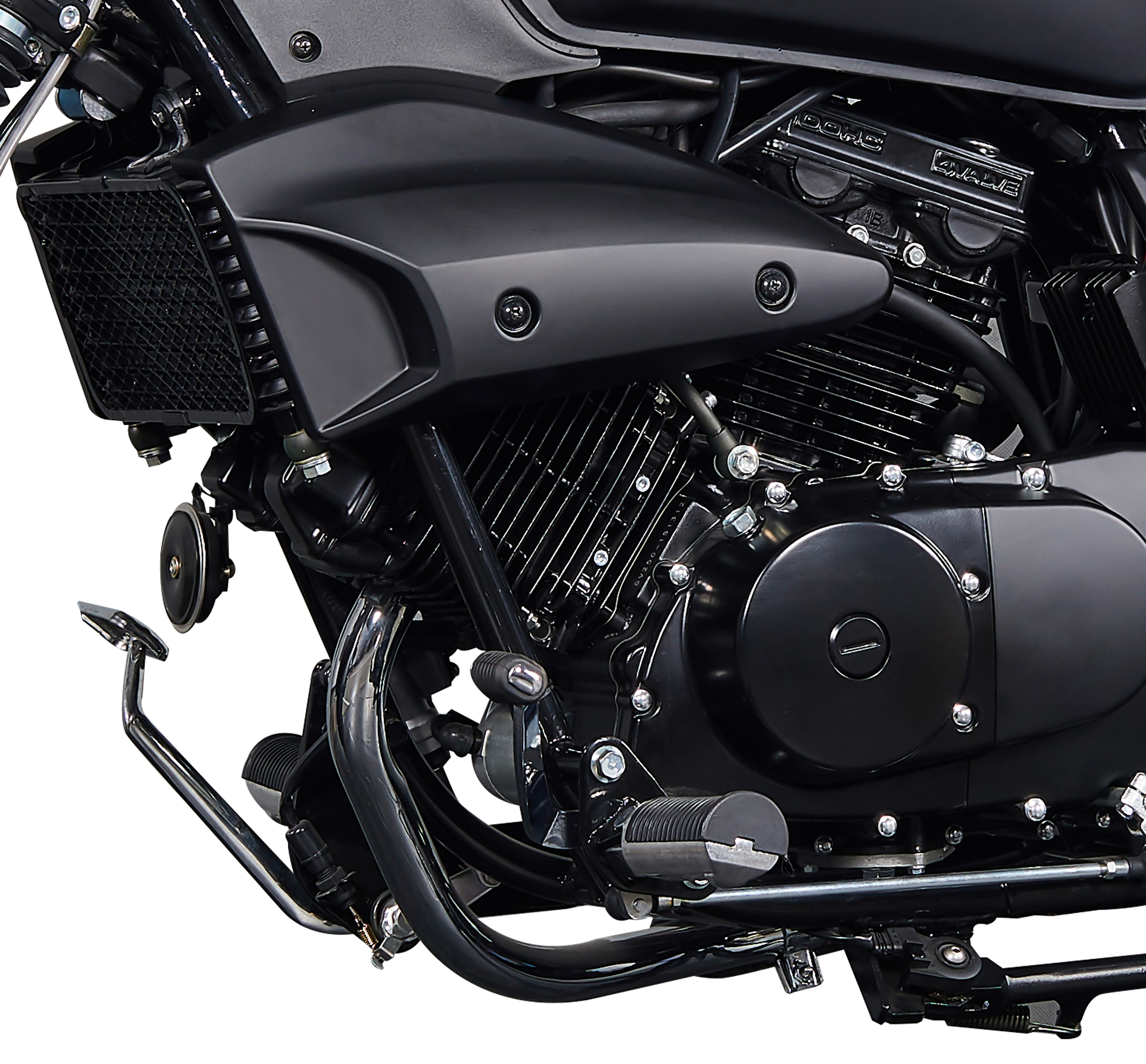 V-twin engine detail