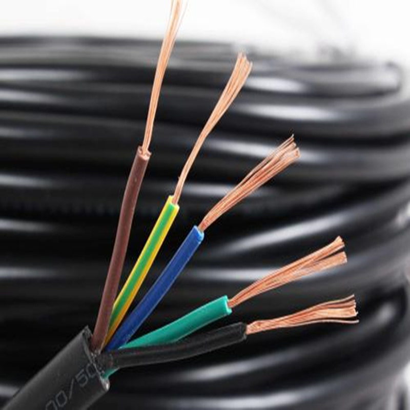 Flexible Electric Cable with Copper Conductors and PVC Insulation