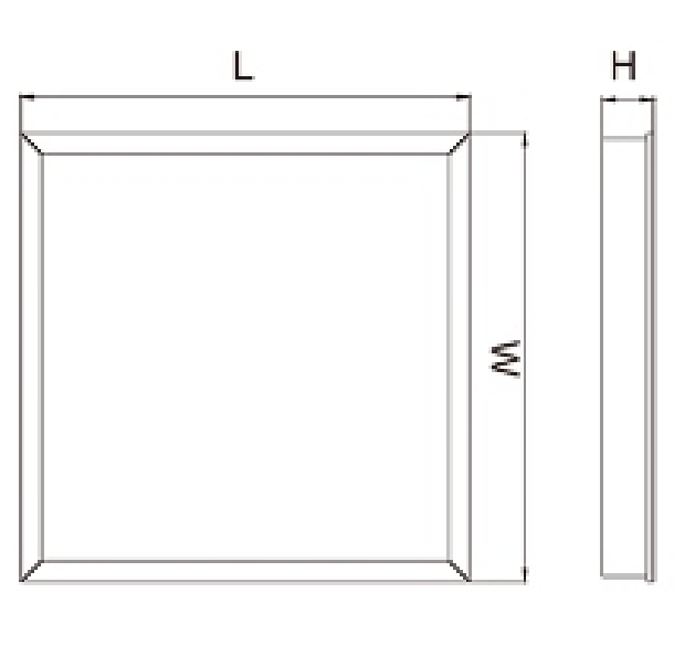Backlit LED Panel Light