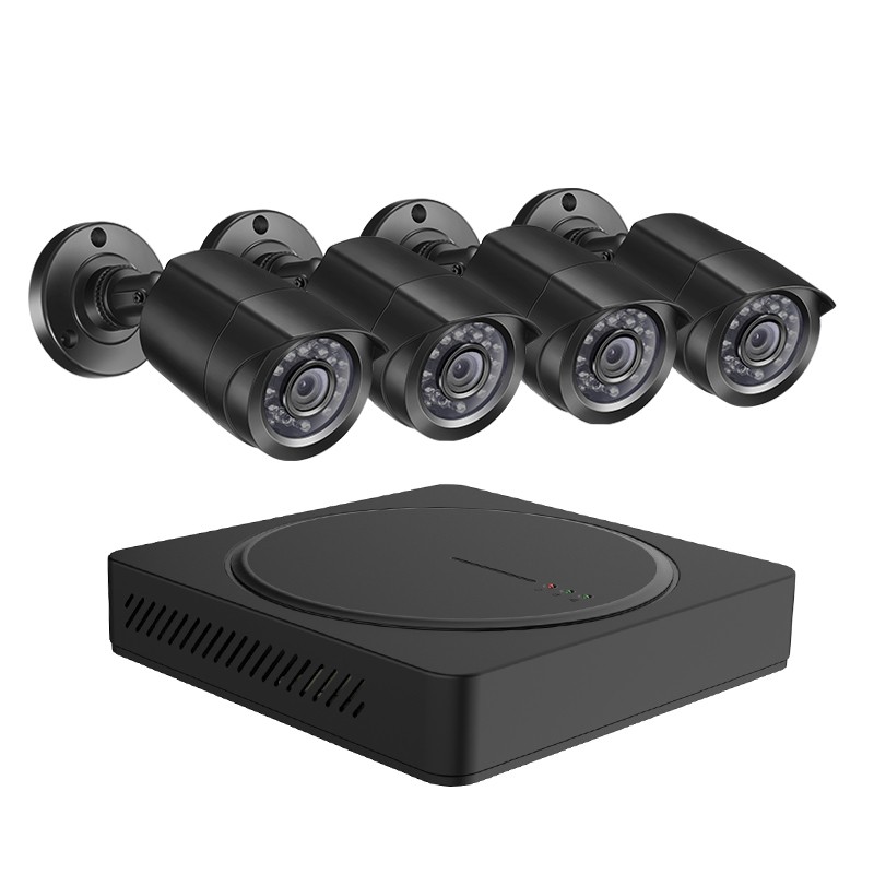 H.265 1080P wired camera system 4 channel 4 in 1 hybrid DVR with bullet IR cameras - Image 3