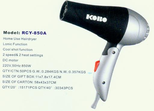 Ionic Home Hair Dryer with Cool Shot