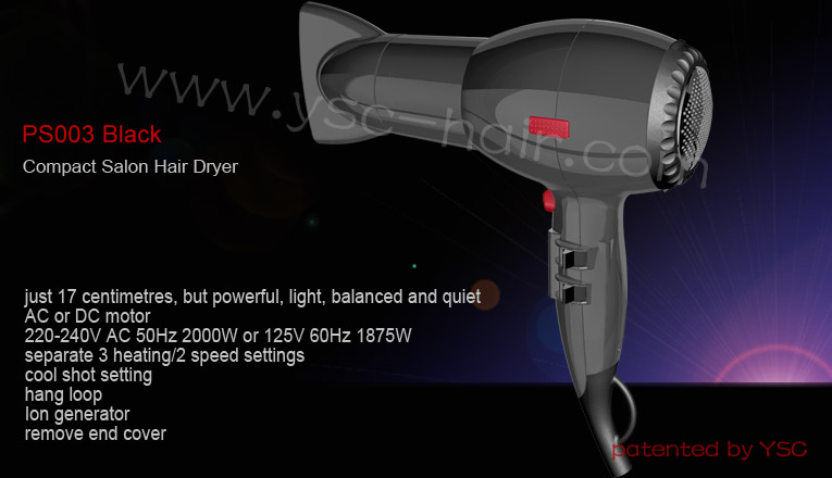 Salon Grade Hair Dryer with Dual Voltage