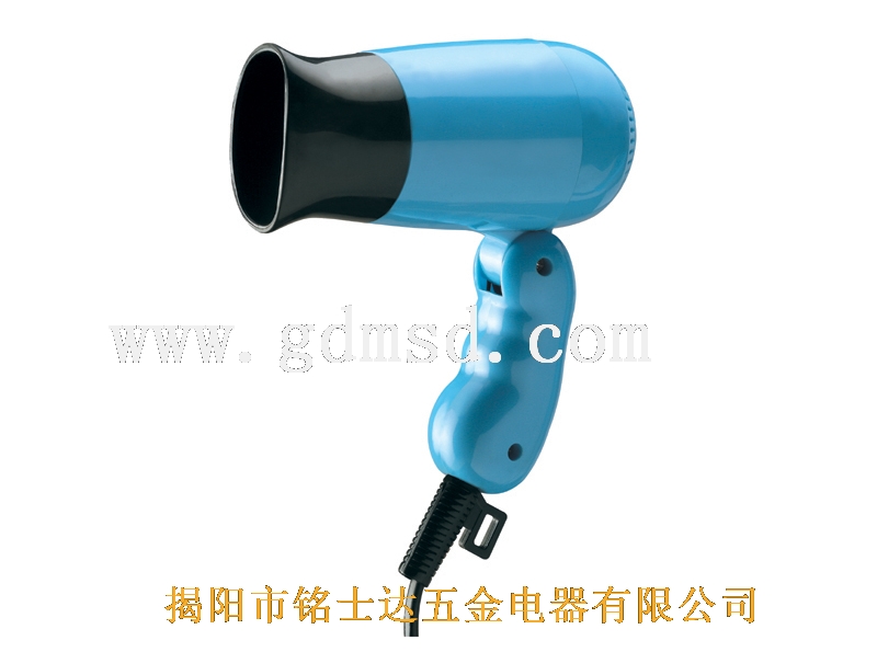Compact Travel Hair Dryer with Folding Handle