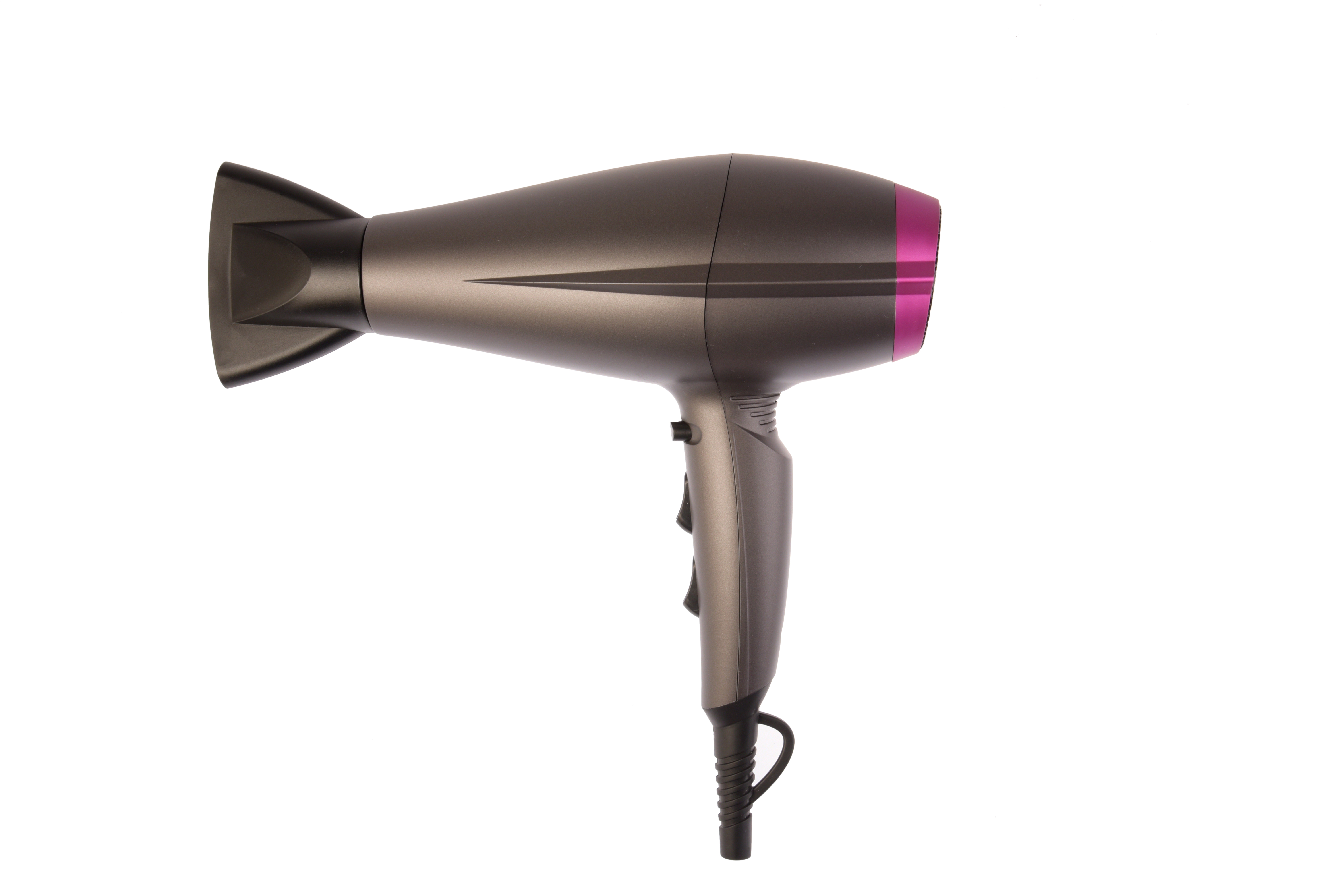 Ergonomic Hair Dryer with Concentrator Nozzle