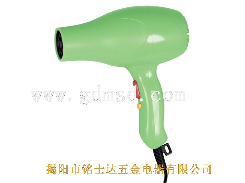 Mint Green Hair Dryer with Concentrator Nozzle