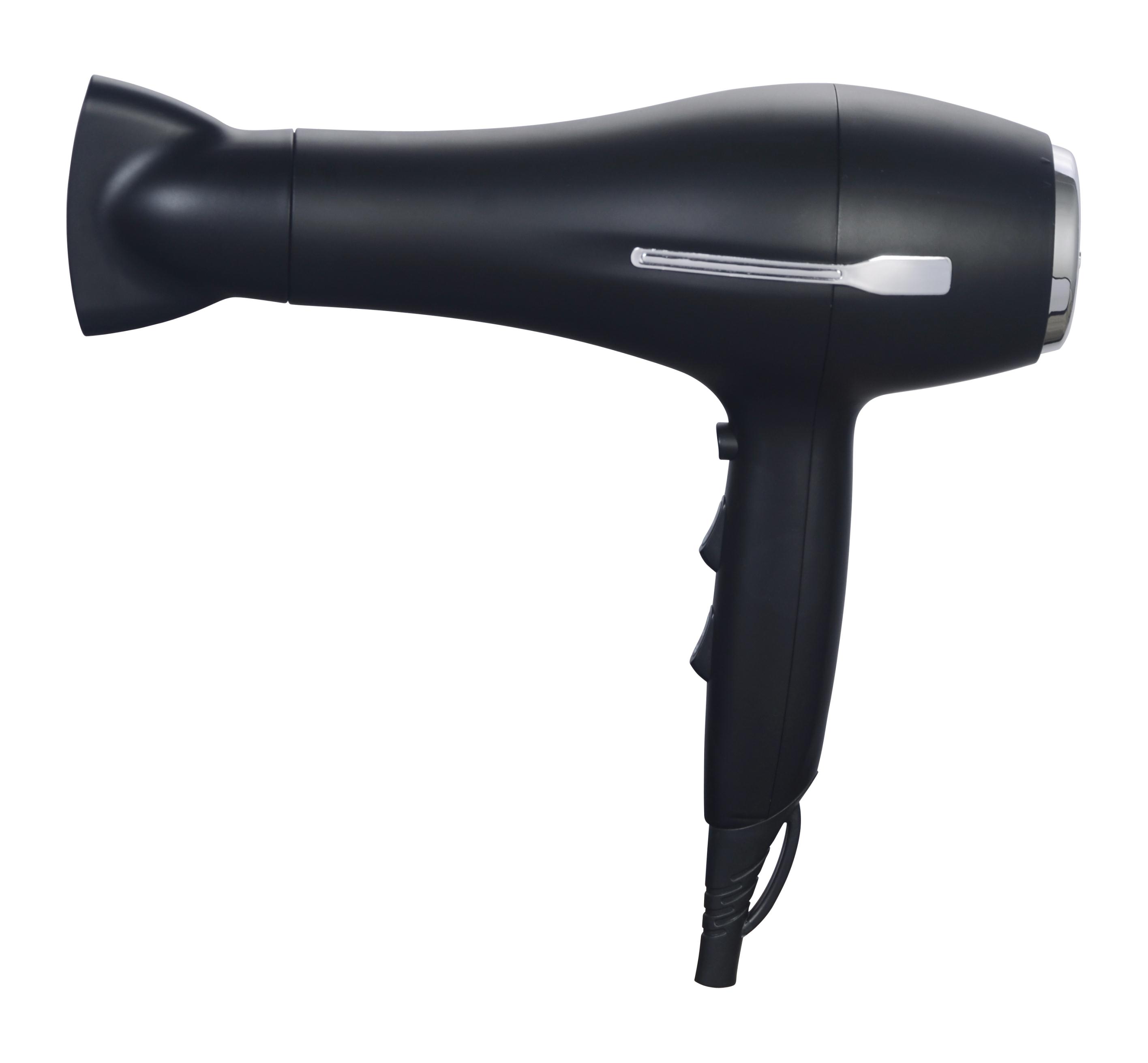 Ergonomic Hair Dryer with Concentrator Nozzle