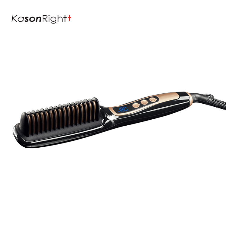 Heated Hair Straightening Brush