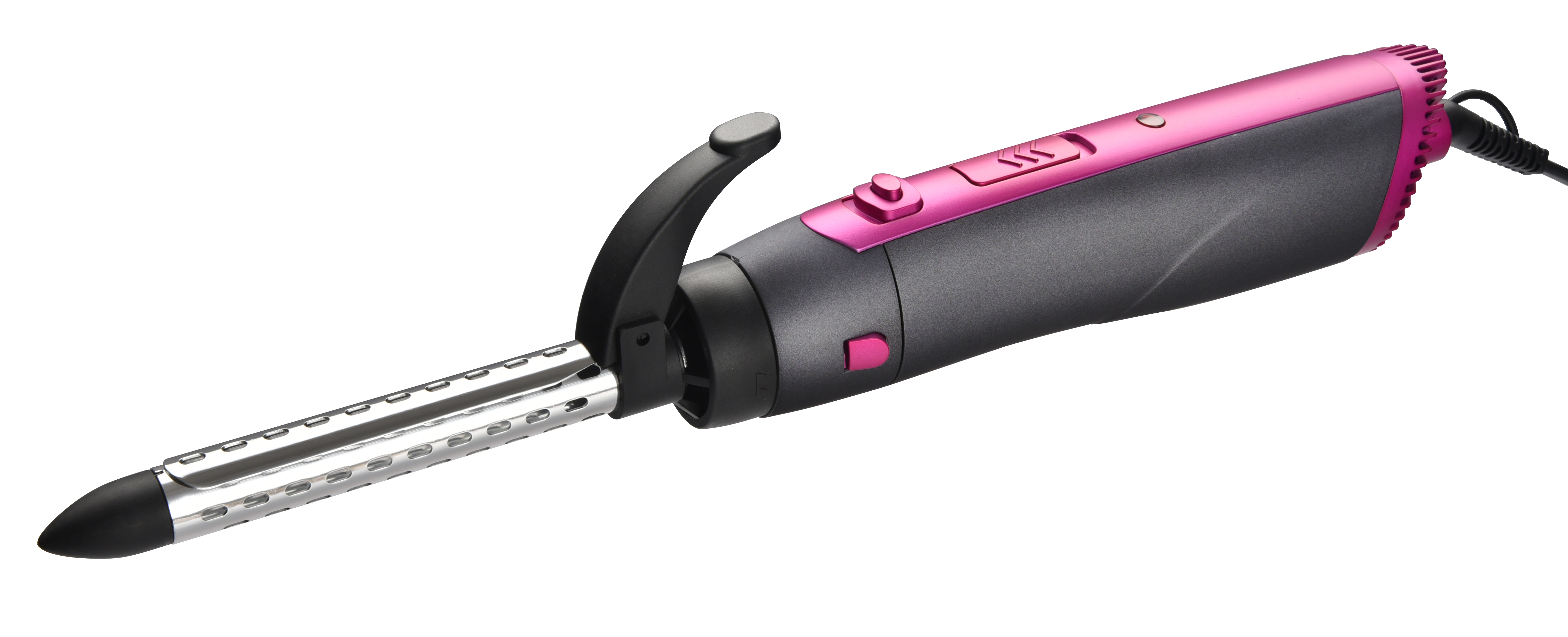 Vented Barrel Curling Iron with Clamp