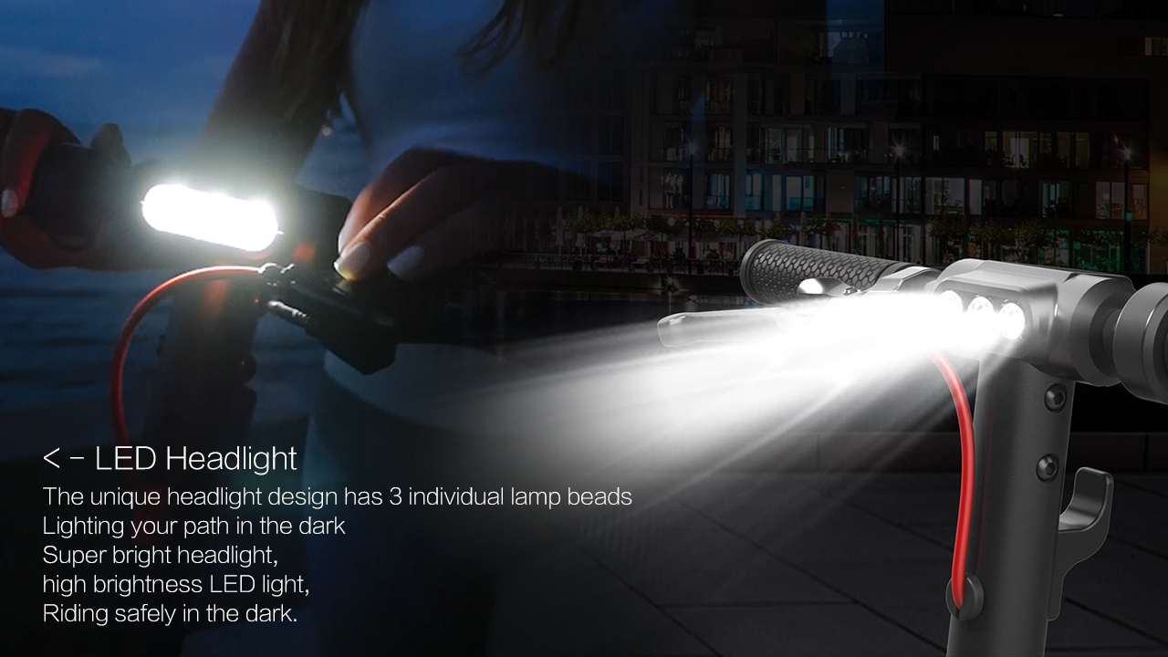 Scooter LED headlight