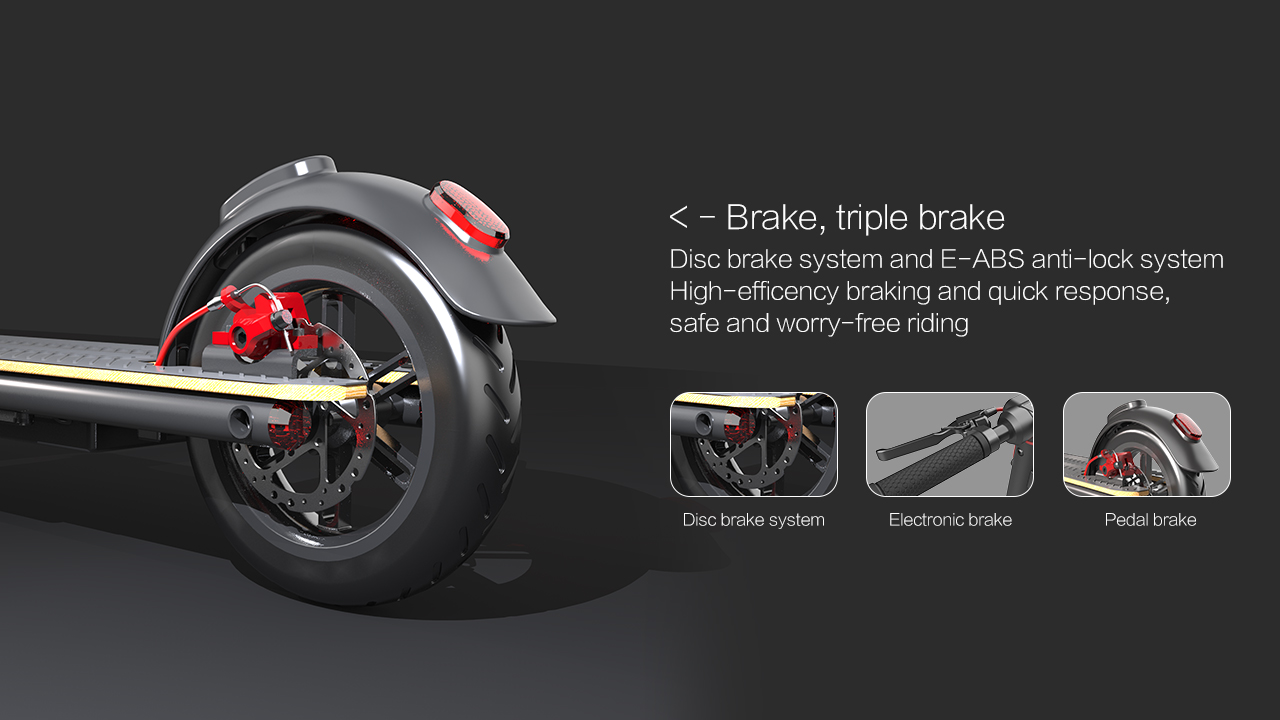 Braking mechanism close up