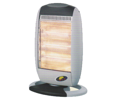 Halogen Space Heater with Oscillation