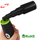 Hand Crank LED Flashlight
