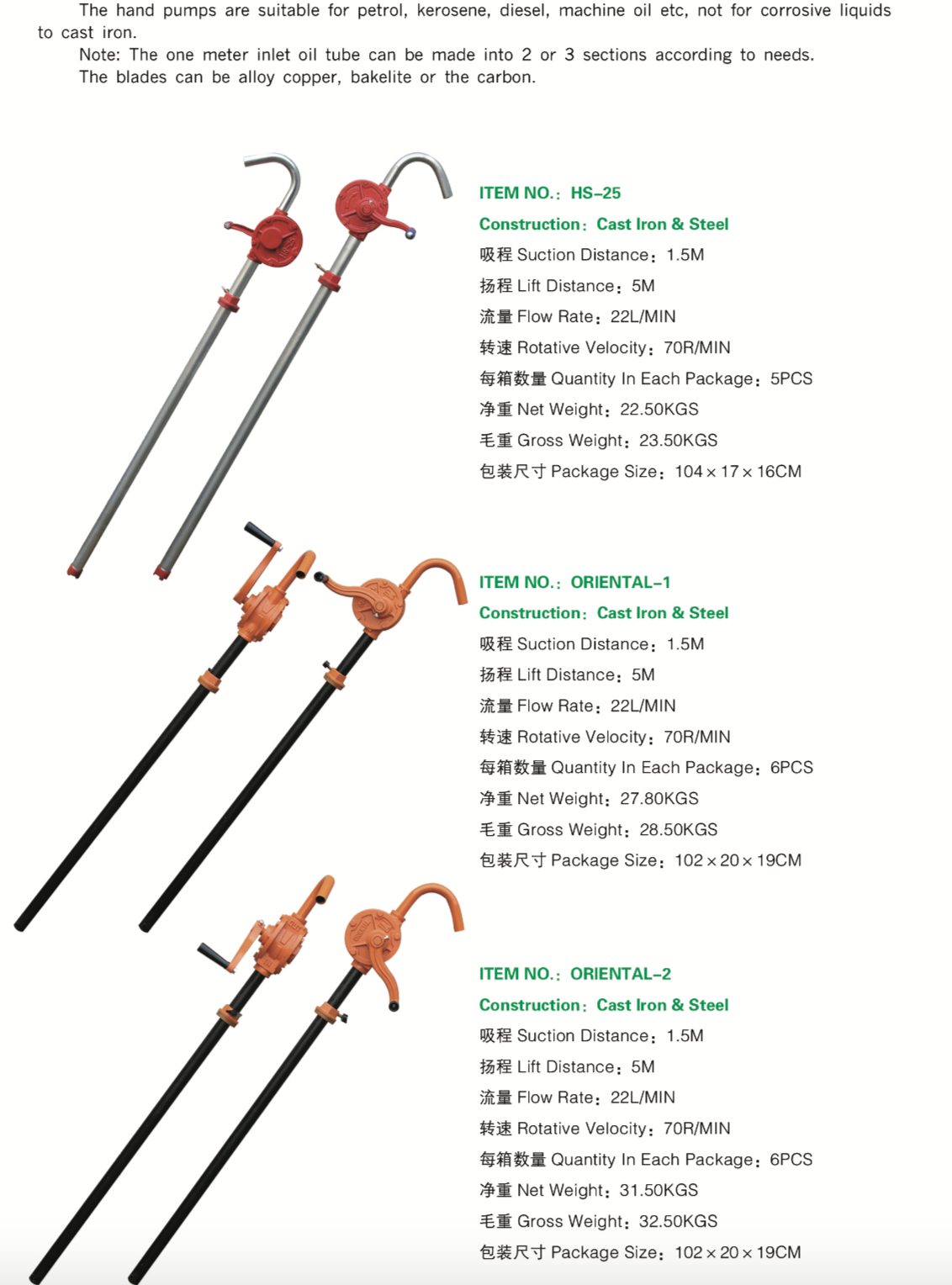 Hand Rotary Oil Pump - Image 2