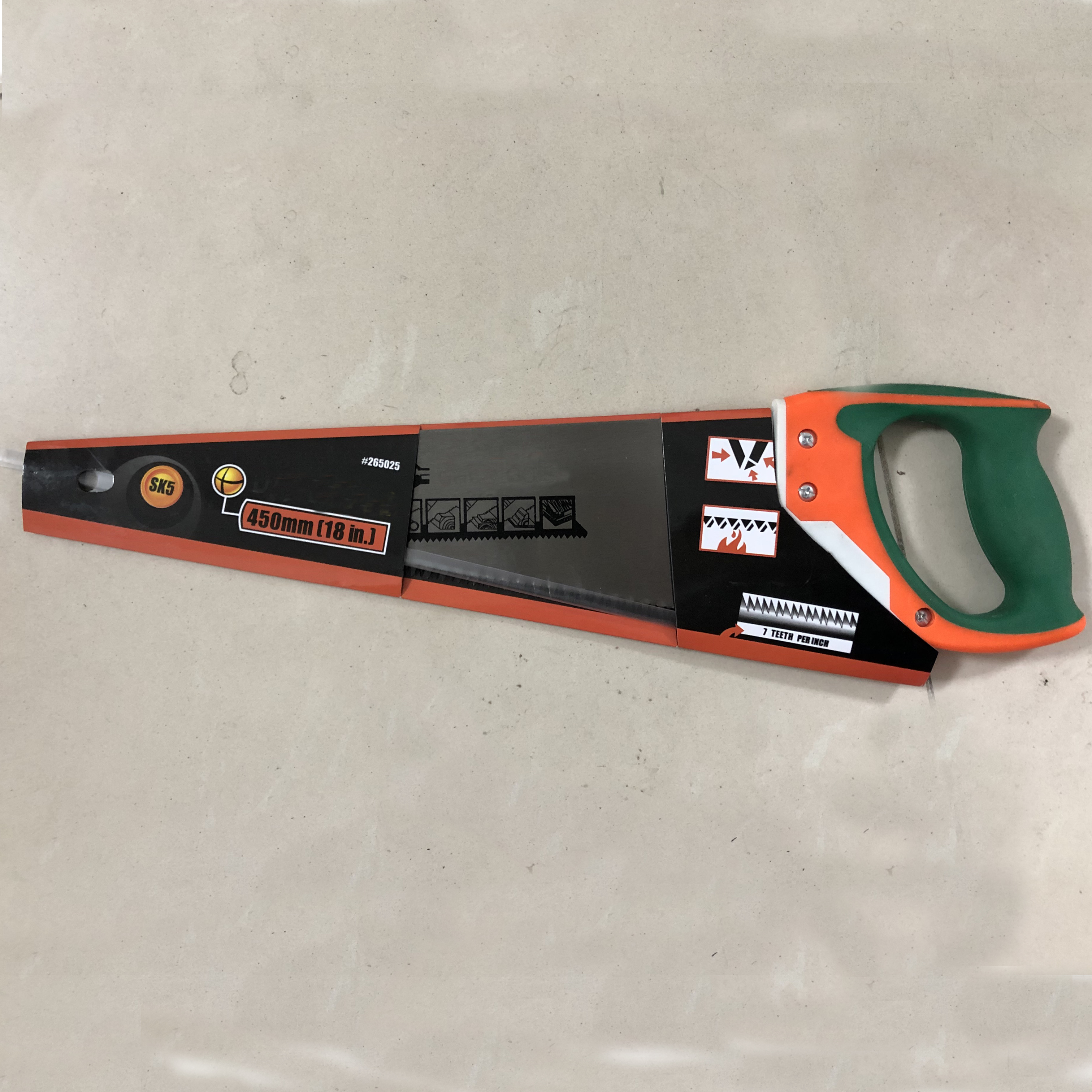 18-Inch Hand Saw with Ergonomic Grip